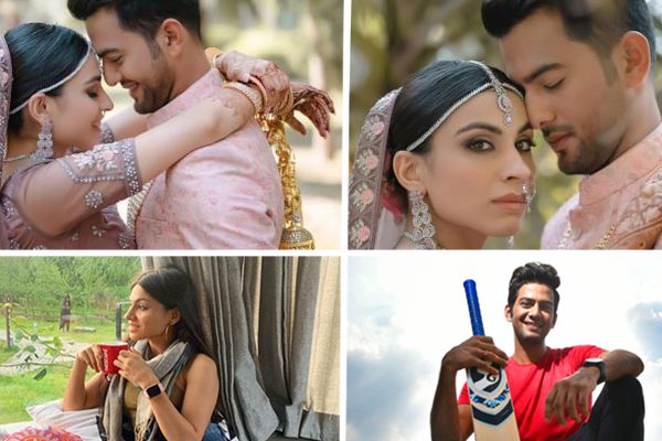 UNMUKT CHAND AND SIMRAN KHOSLA TIE THE KNOT