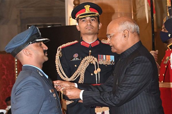 CAPTAIN ABHINANDAN HONORED WITH THE VIR CHAKRA AWARD