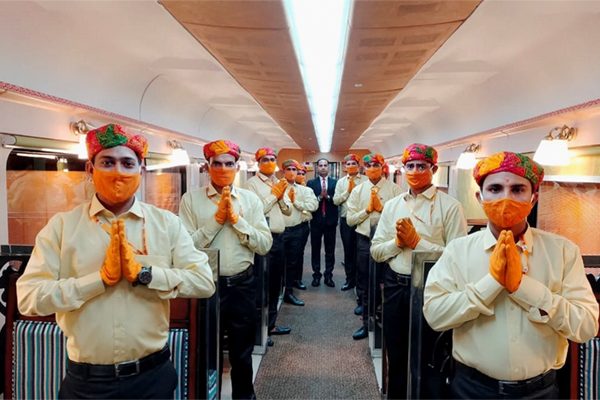 INDIAN RAILWAY CHANGES ON-TRAIN SERVERS’ SADHU-LIKE UNIFORMS