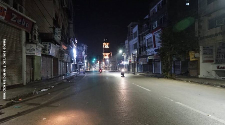 EMPTY ROAD IN THE NIGHT