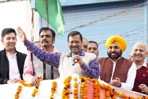 AAP WINS CIVIC POLLS IN CHANDIGARH