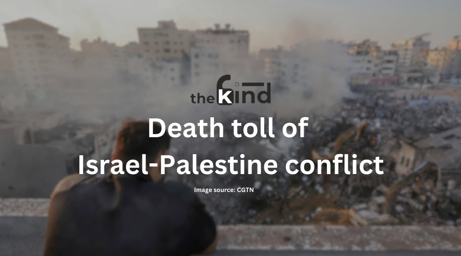 Death toll of Israel-Palestine conflict