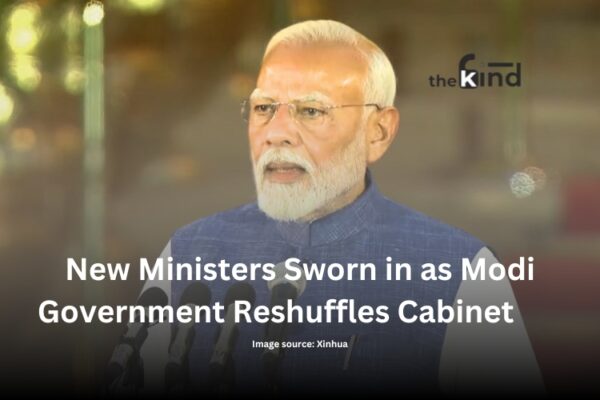 New Ministers Sworn in as Modi Government Reshuffles Cabinet